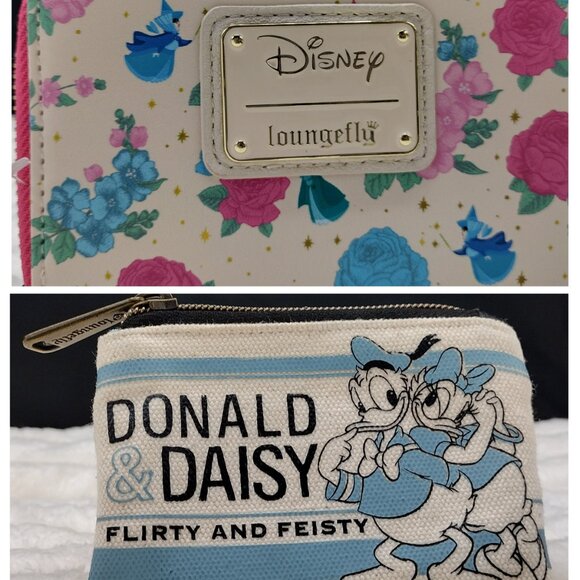 Loungefly Disney Handbags - Loungefly Disney Sleeping Beauty Floral Fairy Godmothers Wallet + BONUS Purse **